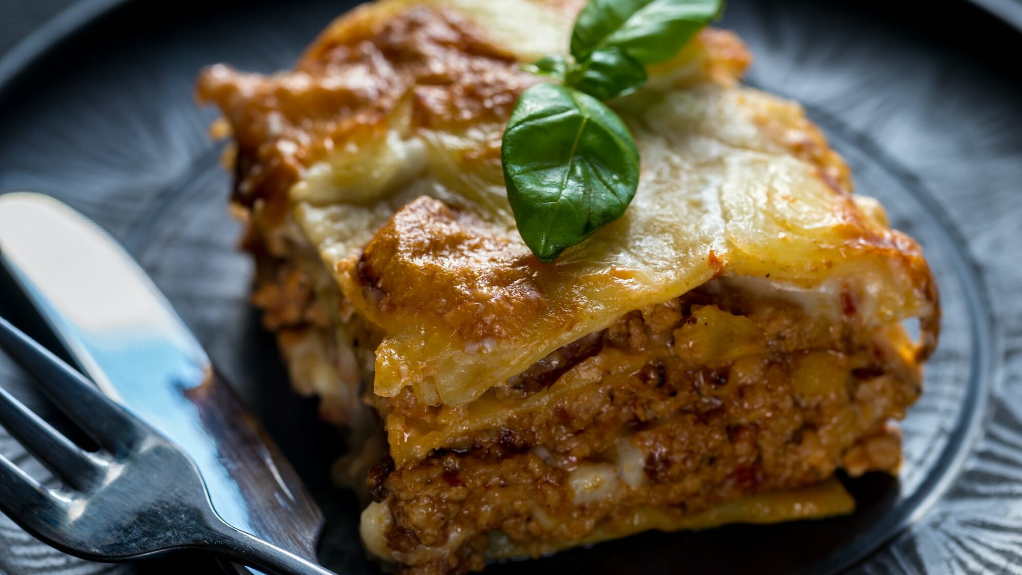 Lasagna with pesto