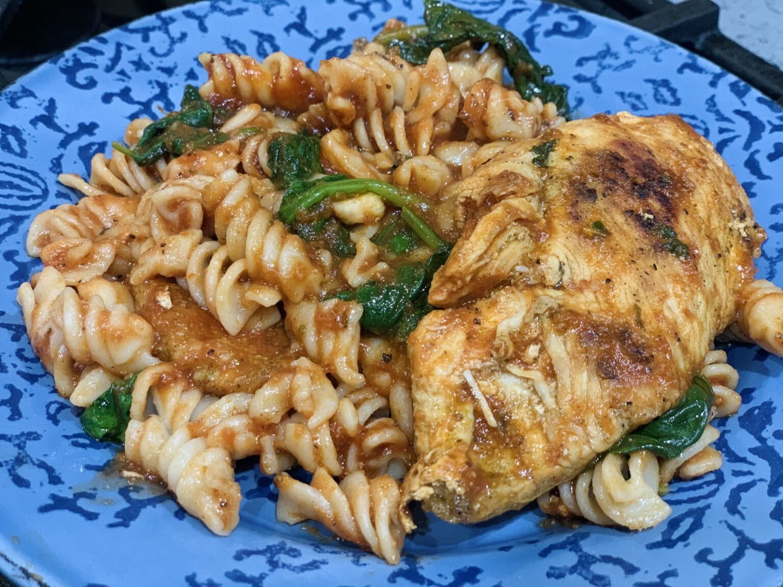 Chicken and Spinach Pasta Joanas World Recipes