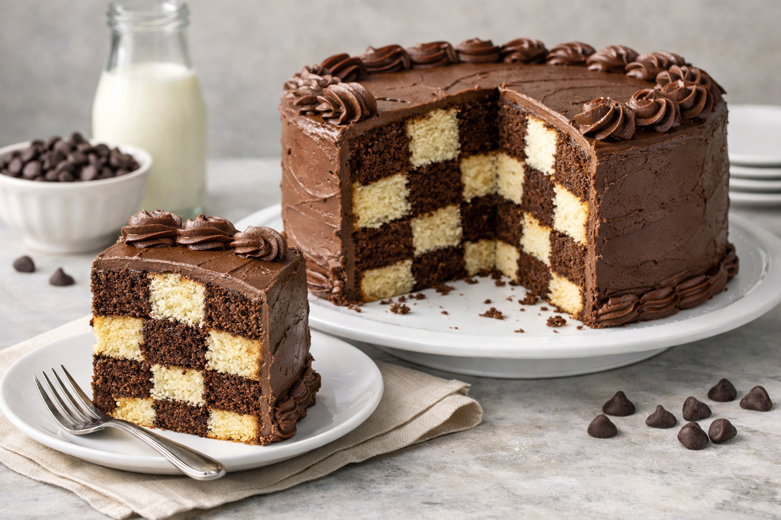Checkerboard Cake - Joanas World Recipes